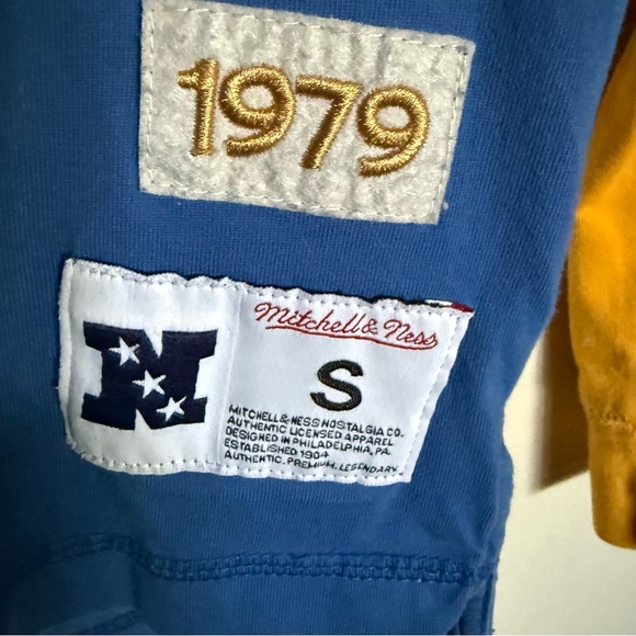 Mitchell & Ness LA Rams 1979 Throwback Football Kids Long Sleeve Shirt Small‎ - Picture 6 of 13